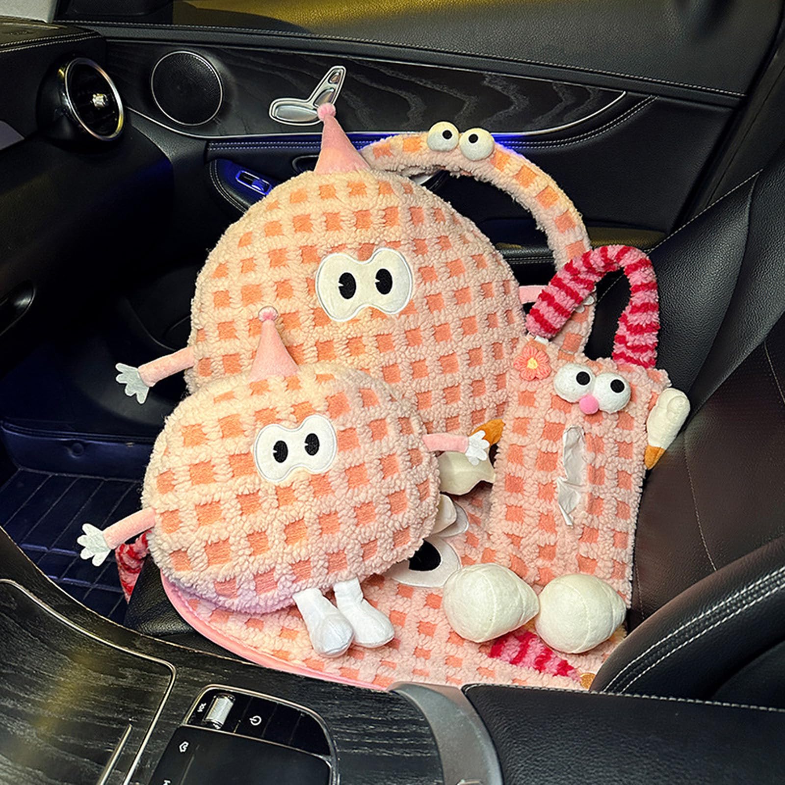 Amazon | 車用ティッシュケース おしゃれ ぬいぐるみ 吊り下げ